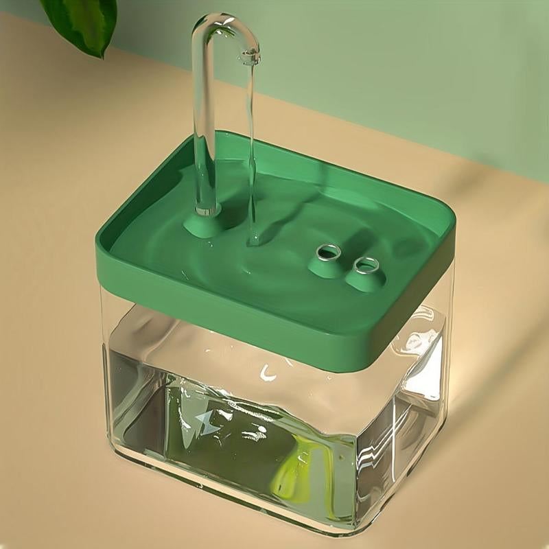 Automatic USB Pet Water Fountain, Silent Pets Drinking Water Dispenser for Cats Dogs Pets (Plug in USB Cable to Use)