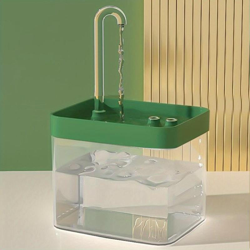 Automatic USB Pet Water Fountain, Silent Pets Drinking Water Dispenser for Cats Dogs Pets (Plug in USB Cable to Use)