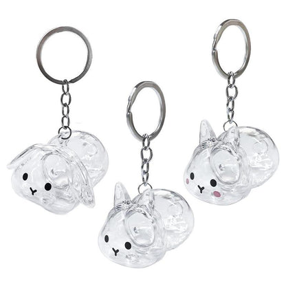 Cute Rabbit Fur Memory Charm-Shaped Charm for Collecting Pet Fur, Memorial Gift for Bunny Lovers