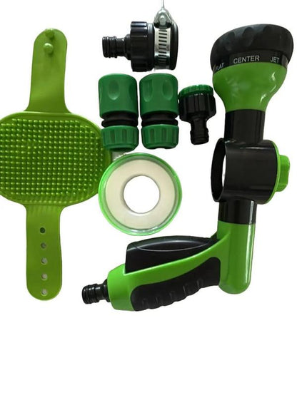 Pup Jet Dog Wash Hose Nozzle Foam Dog Horse Sprayer Wash Hose Attachment Soap Dispenser Sprayer Dog Bathing Sprayer for Pet Showering Gentle Massage