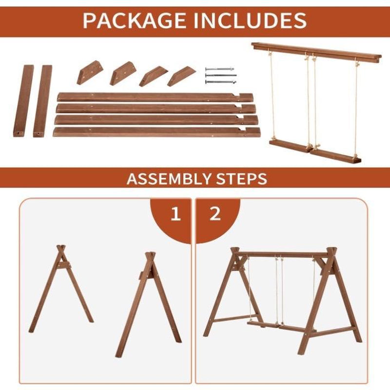 PETSFIT Chicken Roosting Bars for Hens with 2 Chicken Swings Chicken Perch for Pets Healthy & Play Chicken Coop Accessories for 6-8 Chickens Easy to Assemble&Clean