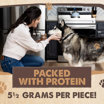 Mighty Paw All-Natural Chicken Jerky Dog Treats – Grain-Free High-Protein Snack for Pups