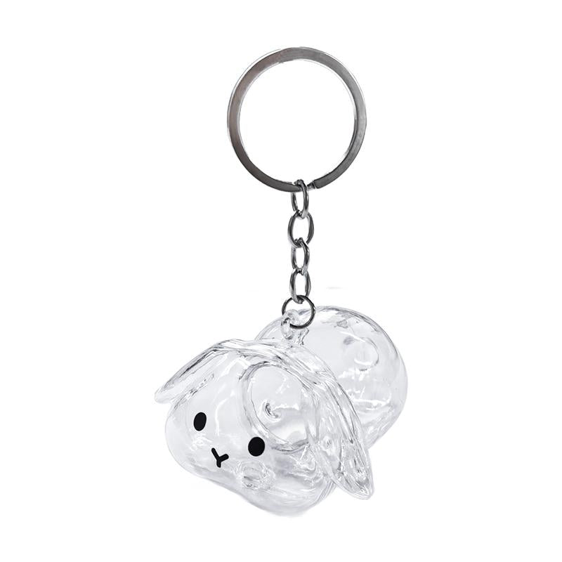 Cute Rabbit Fur Memory Charm-Shaped Charm for Collecting Pet Fur, Memorial Gift for Bunny Lovers