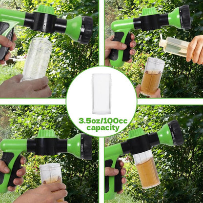 Pup Jet Dog Wash Hose Nozzle Foam Dog Horse Sprayer Wash Hose Attachment Soap Dispenser Sprayer Dog Bathing Sprayer for Pet Showering Gentle Massage