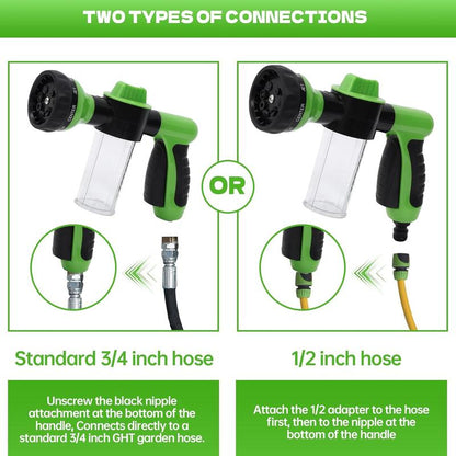 Pup Jet Dog Wash Hose Nozzle Foam Dog Horse Sprayer Wash Hose Attachment Soap Dispenser Sprayer Dog Bathing Sprayer for Pet Showering Gentle Massage