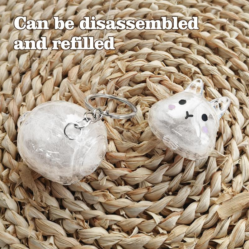 Cute Rabbit Fur Memory Charm-Shaped Charm for Collecting Pet Fur, Memorial Gift for Bunny Lovers