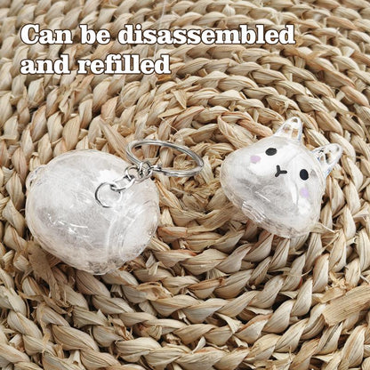 Cute Rabbit Fur Memory Charm-Shaped Charm for Collecting Pet Fur, Memorial Gift for Bunny Lovers
