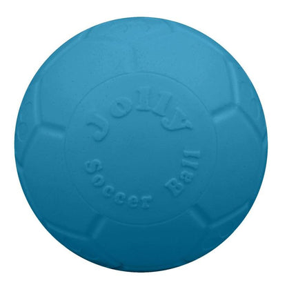 Large Soccer Ball Floating-Bouncing Dog 8 Inch Diameter Blue