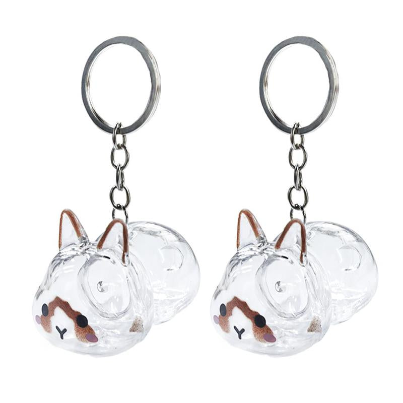 Cute Rabbit Fur Memory Charm-Shaped Charm for Collecting Pet Fur, Memorial Gift for Bunny Lovers