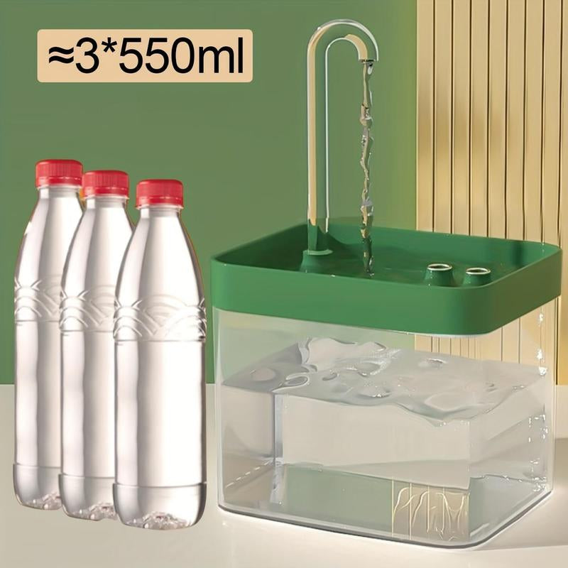 Automatic USB Pet Water Fountain, Silent Pets Drinking Water Dispenser for Cats Dogs Pets (Plug in USB Cable to Use)