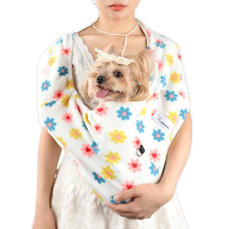 L Cuddler Pet Sling, Pet Carrier, Handsfree up to 15Lbs, Dog & Cat Sling Soft Touch for Chinchillas, Hedgehogs, Puppies, Sugar Gliders, Guinea Pigs, Rabbits, Kittens Etc Bag Hands Free Cozy & Secure,Dog Pack,Sling Carrier,Dog Body Carrier,Dog Holder