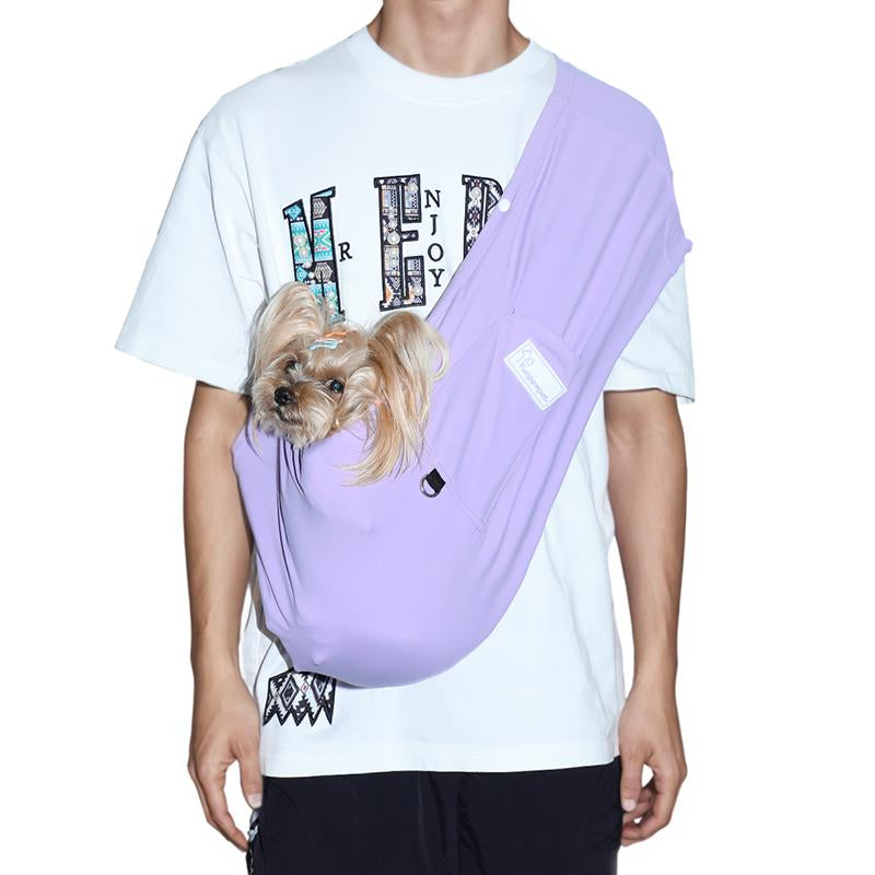 L Cuddler Pet Sling, Pet Carrier, Handsfree up to 15Lbs, Dog & Cat Sling Soft Touch for Chinchillas, Hedgehogs, Puppies, Sugar Gliders, Guinea Pigs, Rabbits, Kittens Etc Bag Hands Free Cozy & Secure,Dog Pack,Sling Carrier,Dog Body Carrier,Dog Holder
