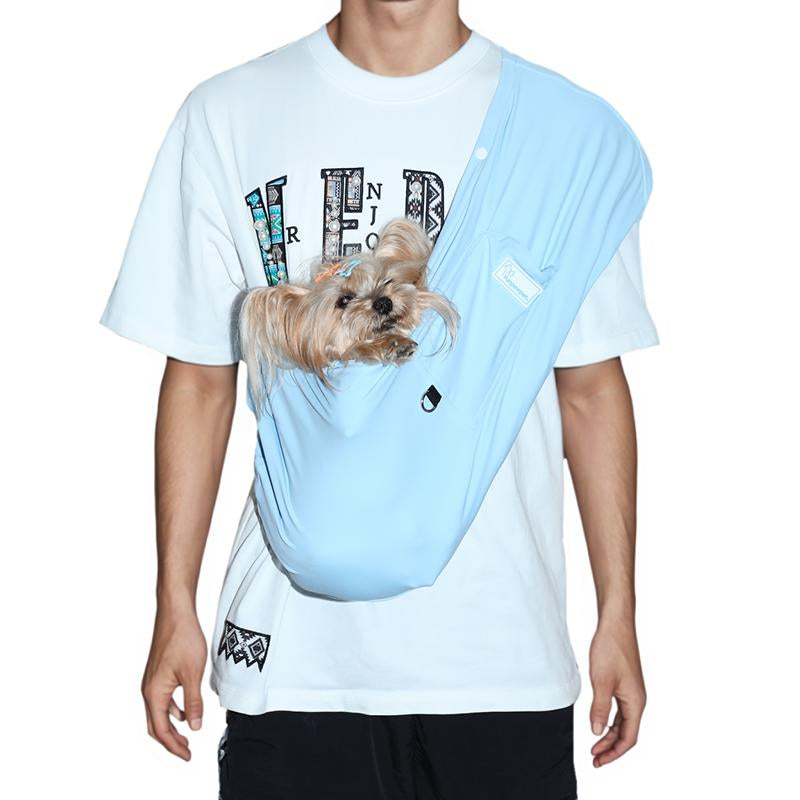 L Cuddler Pet Sling, Pet Carrier, Handsfree up to 15Lbs, Dog & Cat Sling Soft Touch for Chinchillas, Hedgehogs, Puppies, Sugar Gliders, Guinea Pigs, Rabbits, Kittens Etc Bag Hands Free Cozy & Secure,Dog Pack,Sling Carrier,Dog Body Carrier,Dog Holder