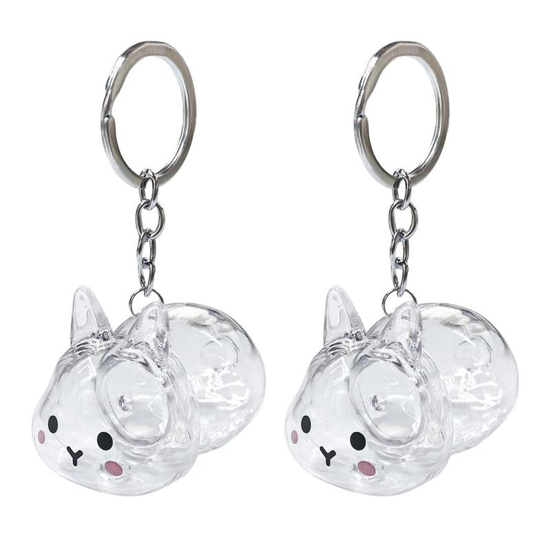 Cute Rabbit Fur Memory Charm-Shaped Charm for Collecting Pet Fur, Memorial Gift for Bunny Lovers