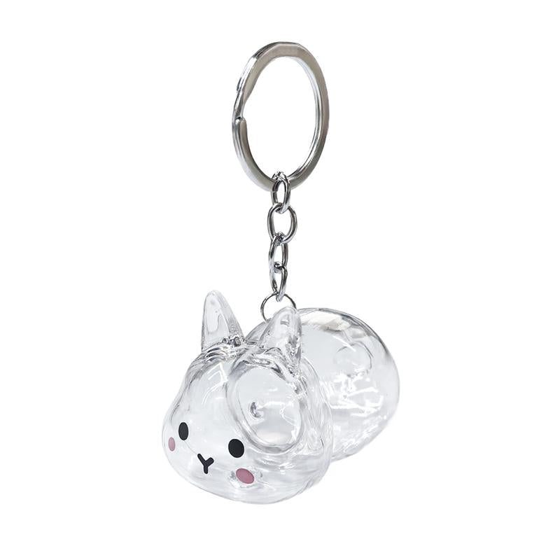 Cute Rabbit Fur Memory Charm-Shaped Charm for Collecting Pet Fur, Memorial Gift for Bunny Lovers