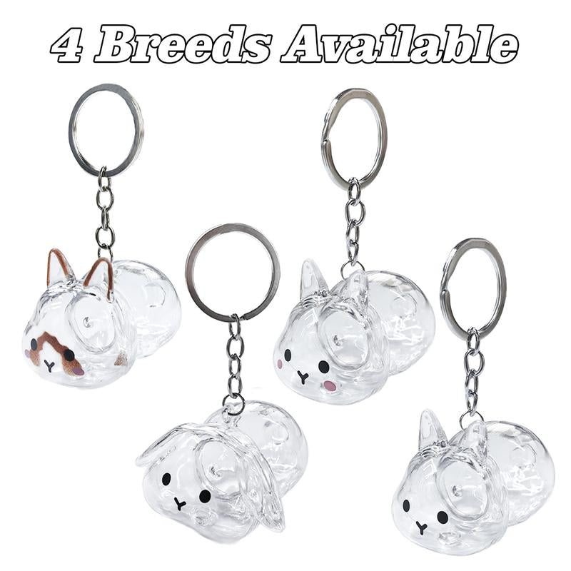 Cute Rabbit Fur Memory Charm-Shaped Charm for Collecting Pet Fur, Memorial Gift for Bunny Lovers